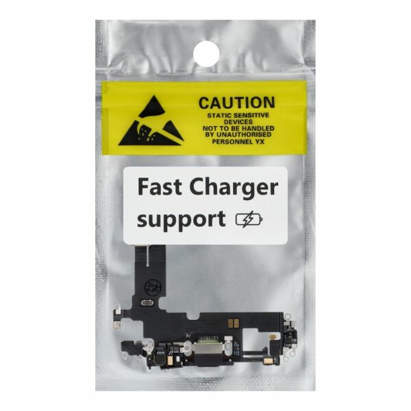Charging flex USB for IPHONE 12 black (used)