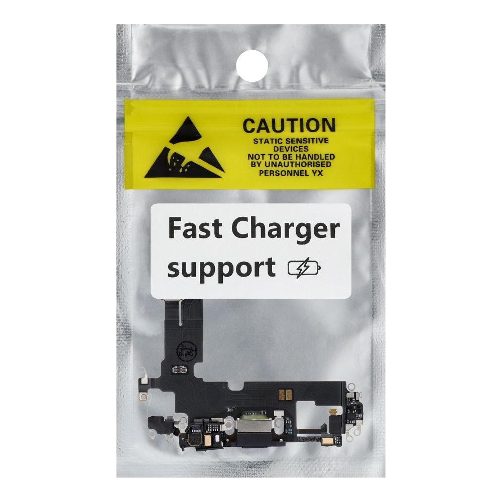 Charging flex USB for IPHONE 12 black (used)