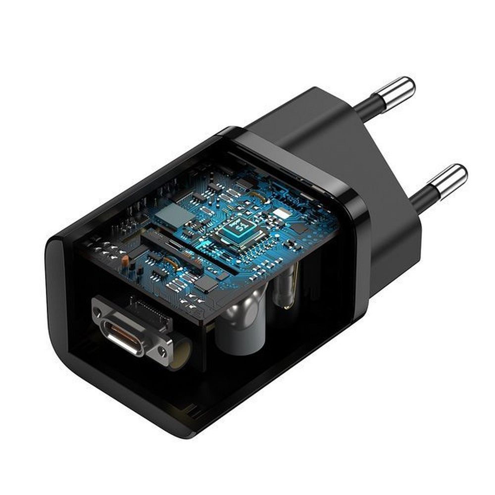 BASEUS charger Type C + cable Type C to Type C PD QC3.0 3A 25W TZCCSUP-L01 black