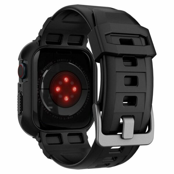 SPIGEN case RUGGED ARMOR ”PRO” for APPLE Watch 4 / 5 / 6 / 7 / 8 / 9 / SE (40 / 41 mm) black