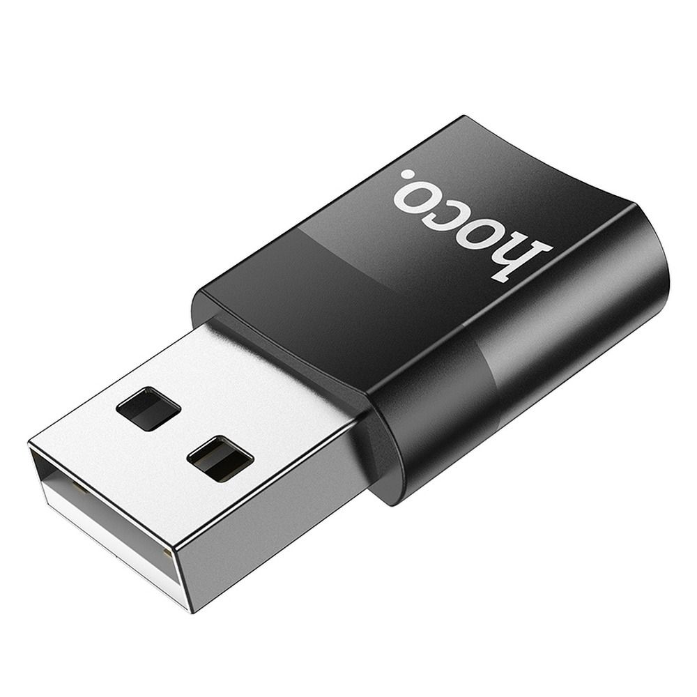 bdd52d3ed8c1d91e4fbc6ab3f4e283da HOCO adapter OTG USB A (male) to Type C (female) UA17 black