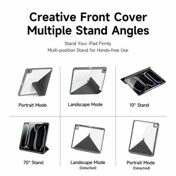 DUX DUCIS case MAGI with pencil storage for iPad Air 6 11" black