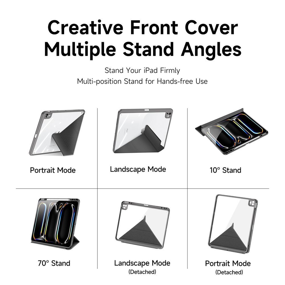 DUX DUCIS case MAGI with pencil storage for iPad Air 6 11" black