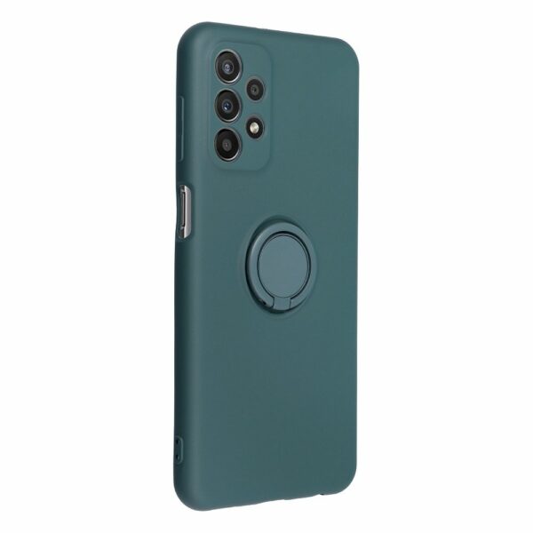SILICONE RING case for SAMSUNG A56 5G green
