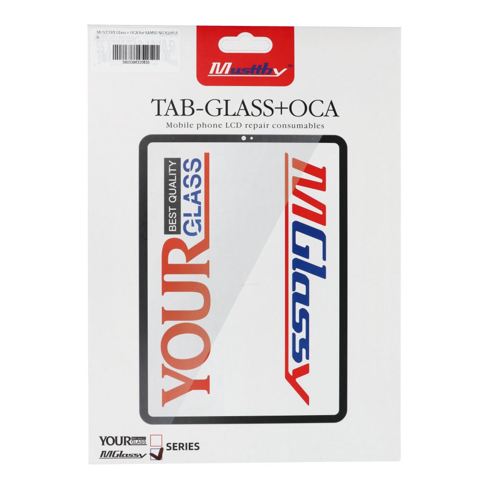 MUSTTBY Glass + OCA for SAMSUNG X200 A8