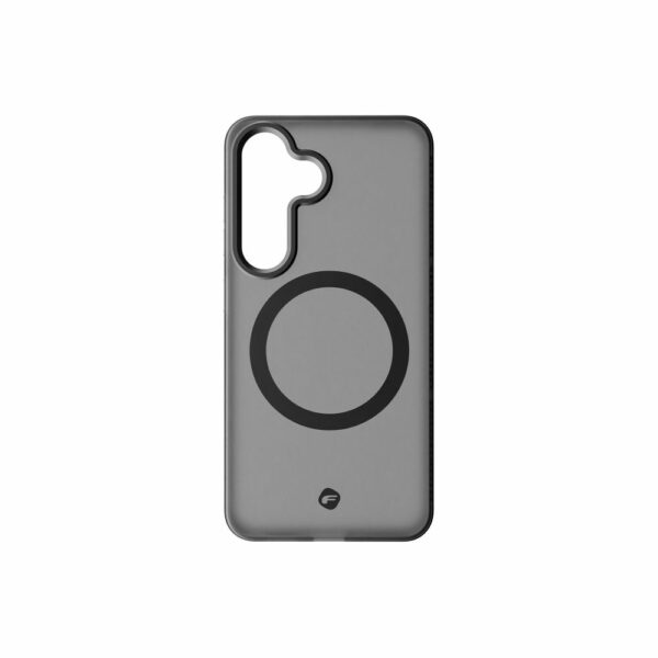 FORCELL F-PROTECT Levels with Dual Layer 4D technology, Military Drop-Test compatible with MagSafe for SAMSUNG S25 smoky black