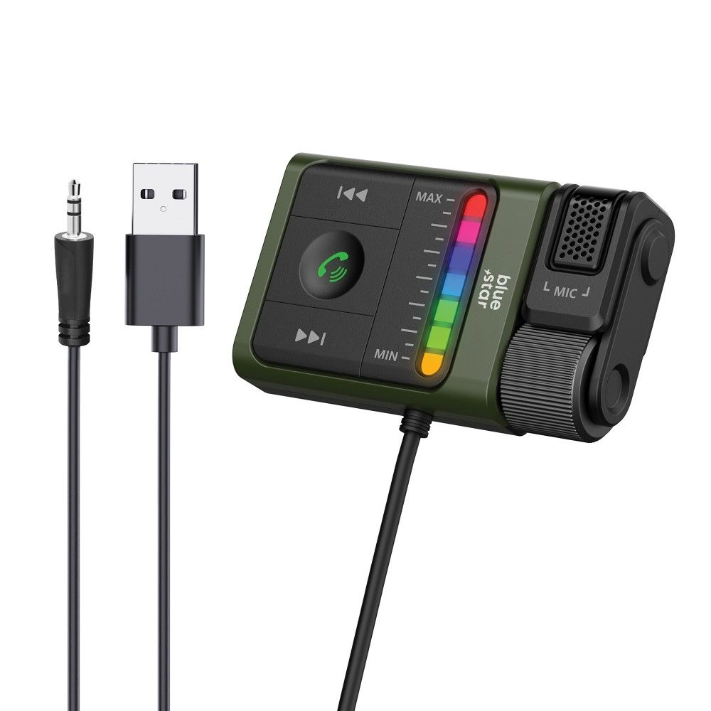 BLUE STAR transmitter FM bluetooth Equalizer BT64 black