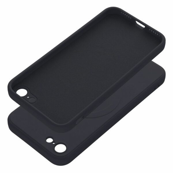 SILICONE MAG COVER case compatible with MagSafe for IPHONE 7 / 8 / SE 2020 / SE 2022 black