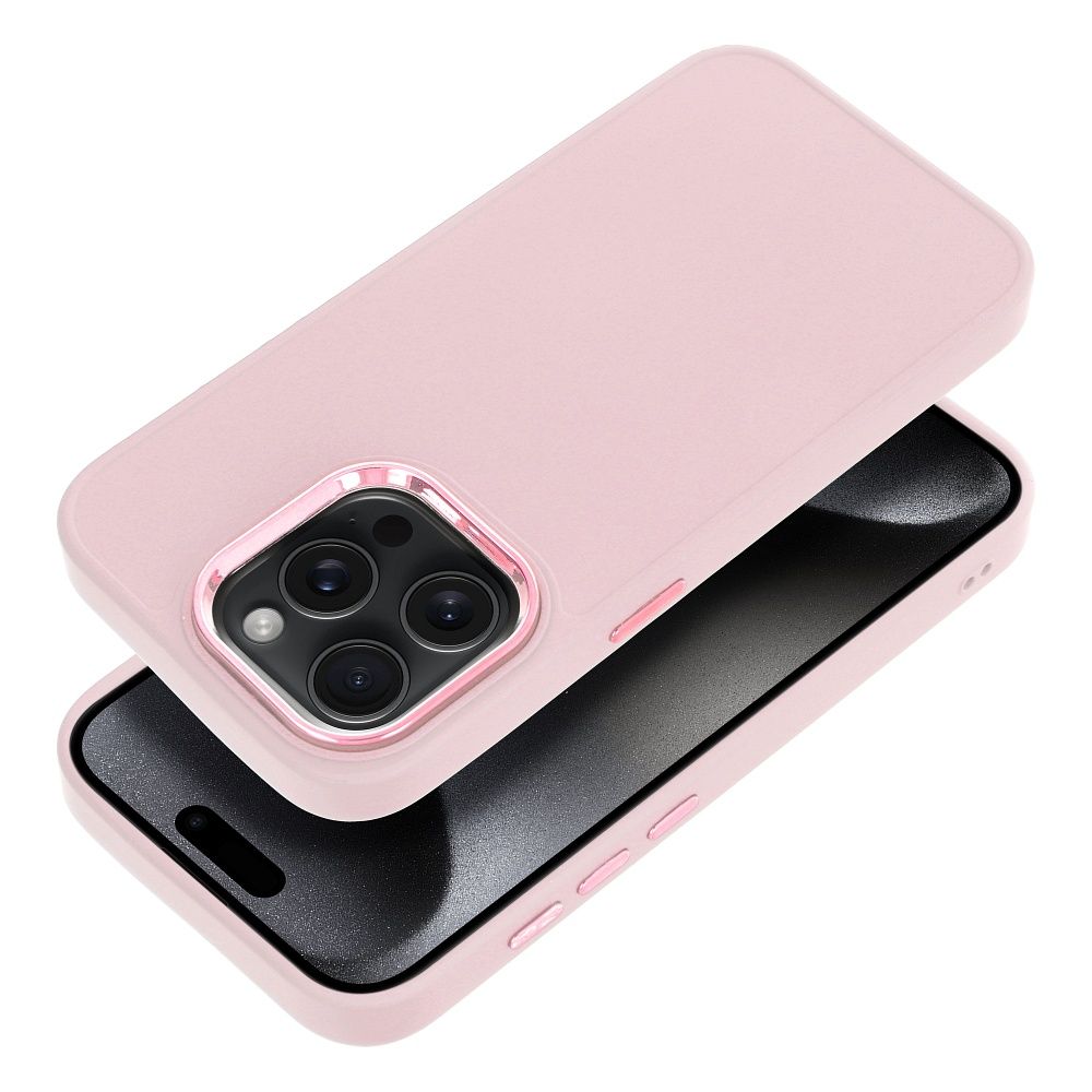 FRAME Case for IPHONE 15 Pro powder pink