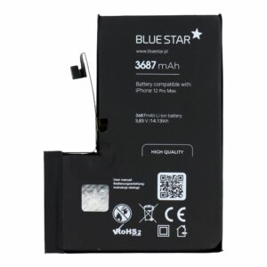 BLUE STAR HQ battery for IPHONE 12 Pro Max 3687 mAh
