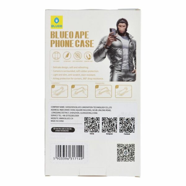 BLUEO APE Phone Case - Apple iPhone 16 black
