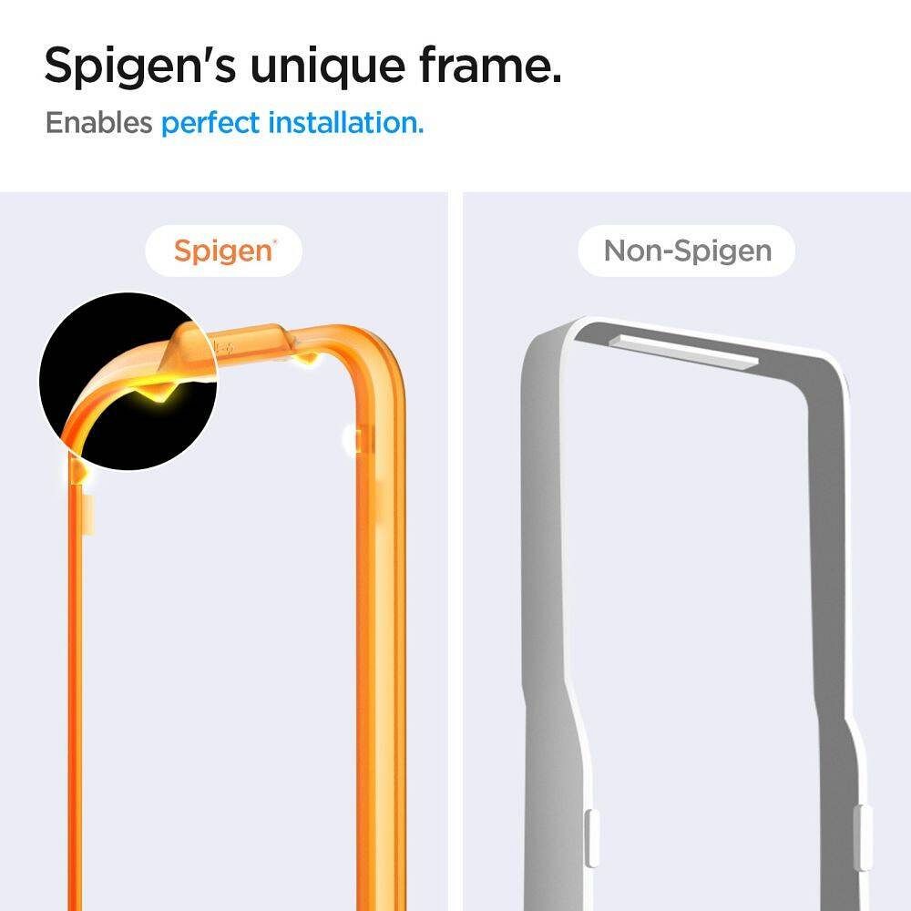 c0605bd04146662340ba43d3533aeac2 SPIGEN tempered glass ALM GLAS. TR 2-pack for SAMSUNG A55 5G clear