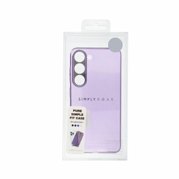 ROAR case PURE SIMPLE FIT for SAMSUNG S24 / S25 purple