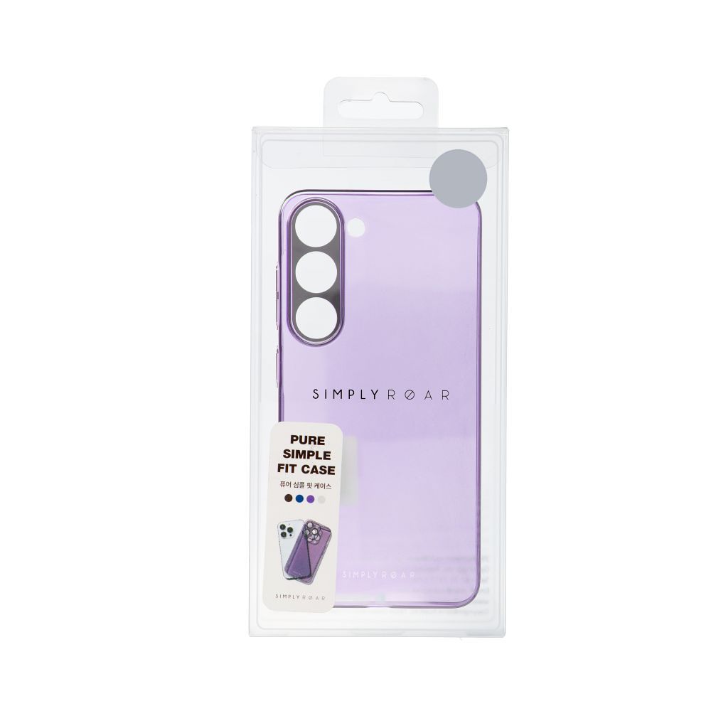 ROAR case PURE SIMPLE FIT for SAMSUNG S24 / S25 purple