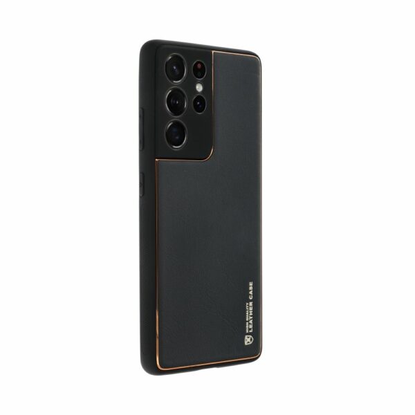 LEATHER case for SAMSUNG S23 FE black