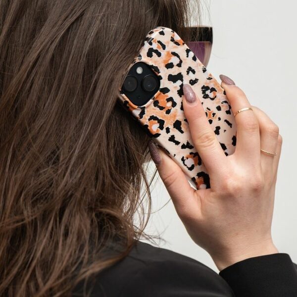 FORCELL F-PROTECT Mirage case compatible with MagSafe for IPHONE 15 Pro Max wild panther