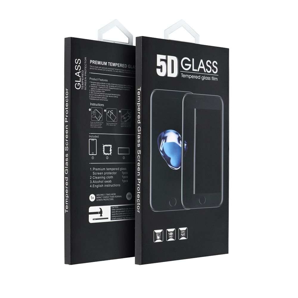 5D Full Glue Tempered Glass - for Samsung Galaxy A36 5G black