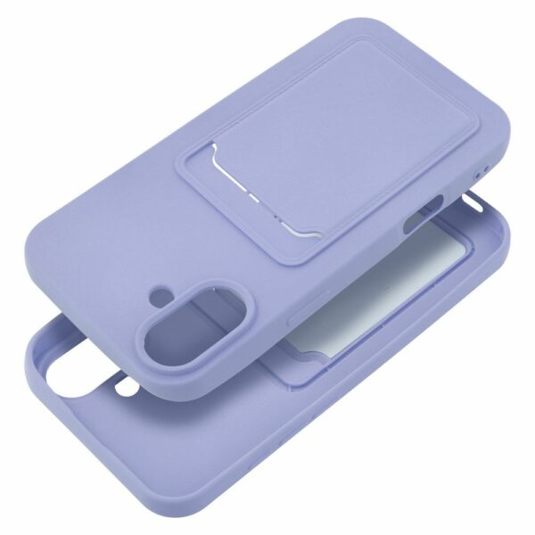 CARD case for IPHONE 16 Plus violet
