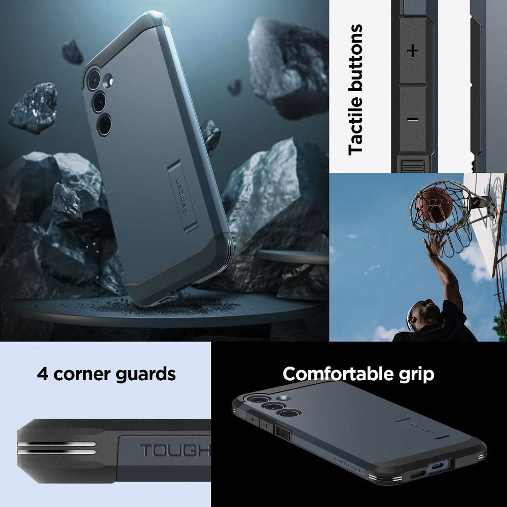 SPIGEN case TOUGH ARMOR for SAMSUNG A55 5G metal slate