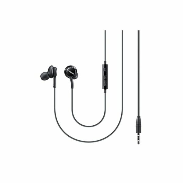 SAMSUNG original wire earphones Jack 3,5 mm with microphones EO-IA500BBEGWW black blister