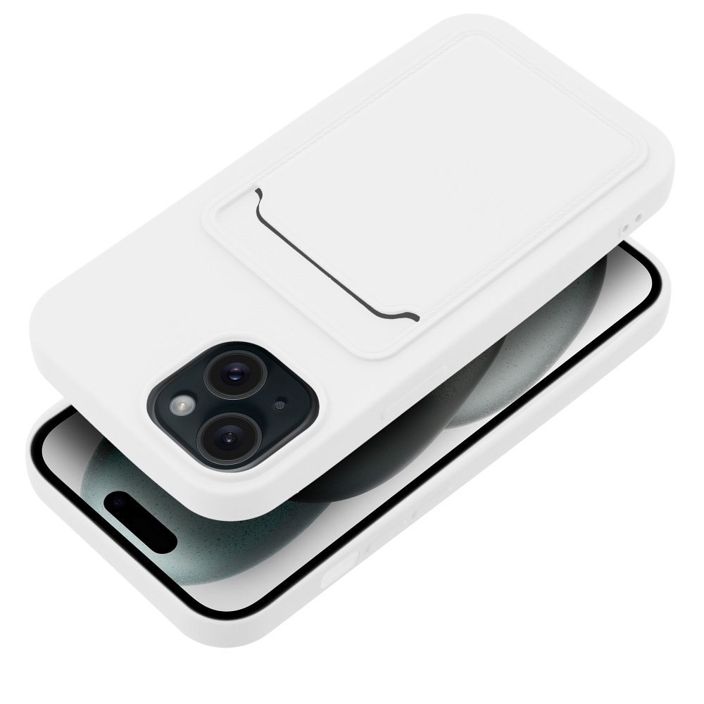 CARD case for IPHONE 15 white