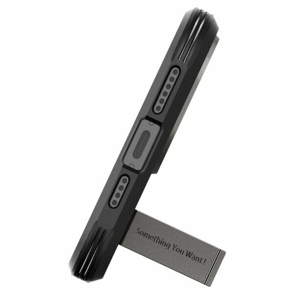SPIGEN case TOUGH ARMOR MAG compatible with MagSafe for IPHONE 15 Pro gunmetal