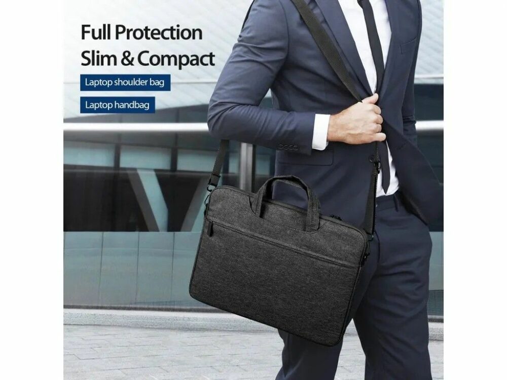 DUX DUCIS case LBJB for laptop 13-13.9" Shoulder bag black