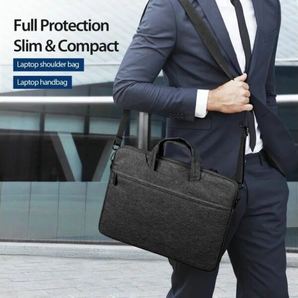 DUX DUCIS case LBJB for laptop 13-13.9" Shoulder bag black