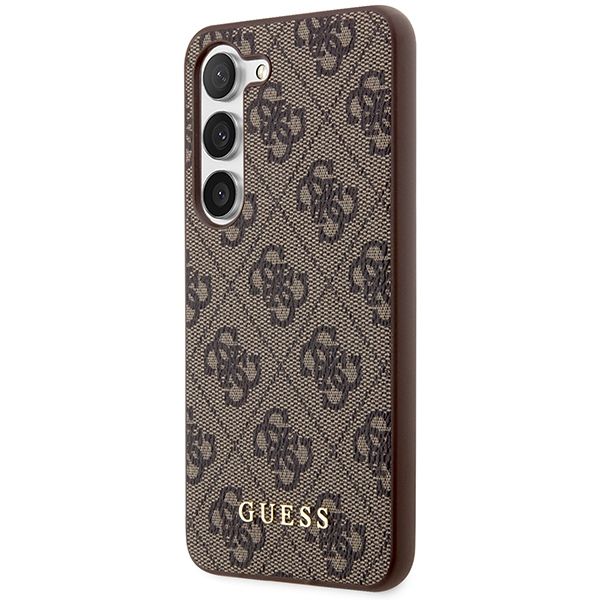 GUESS case for SAMSUNG S24 Plus GUHCS24MG4GFBR (Classic logo) brown