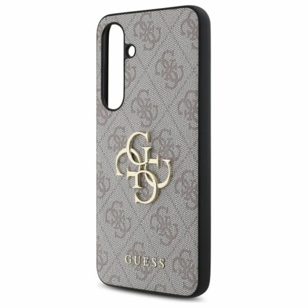 GUESS case for SAMSUNG S24 FE GUHCS24FE4GMGPI (HC PU 4G Big Metal Logo) pink