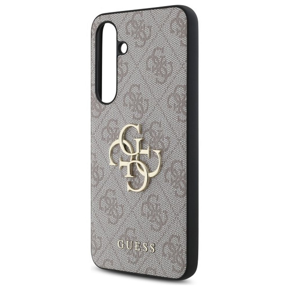 GUESS case for SAMSUNG S24 FE GUHCS24FE4GMGPI (HC PU 4G Big Metal Logo) pink