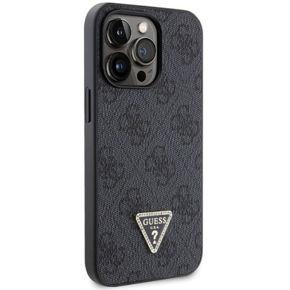 GUESS case for IPHONE 13 Pro Max GUHCP13XP4TDSCPK (Metal Logo Starss Crossbody) black