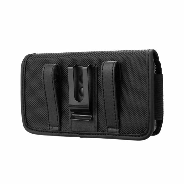 Horizontal universal case OXFORD model 3 for IPHONE 11 / 11 PRO / 12 / 12 PRO / 13 / 13 PRO / SAMSUNG A10 / A41 / A50 / A51 / HUAWEI P30 LITE / P40 / P8 / P9 LITE black