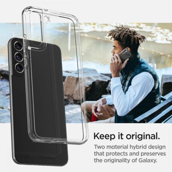 SPIGEN case ULTRA HYBRID for SAMSUNG S22 transparent