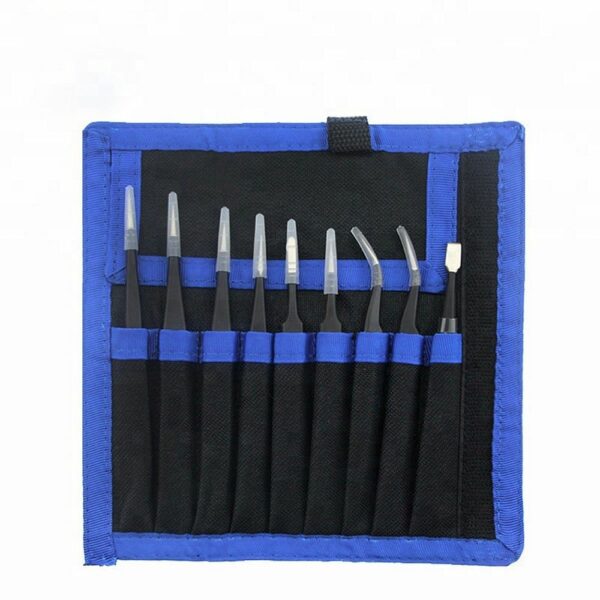 UF-TOOLS - ESD-9 Tweezers Set (9 pcs)