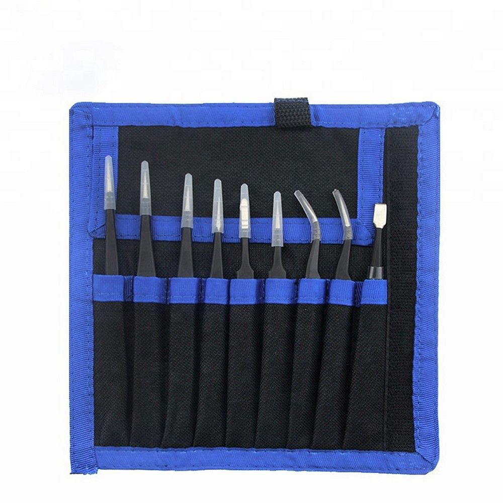 UF-TOOLS - ESD-9 Tweezers Set (9 pcs)