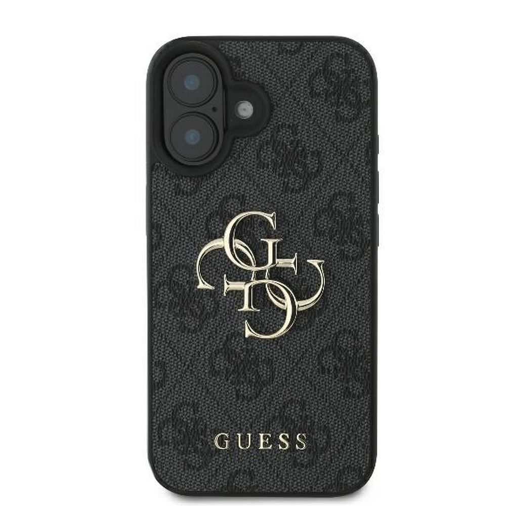 GUESS case for IPHONE 16 GUHCP16S4GMGGR (4G PU Big Logo) black