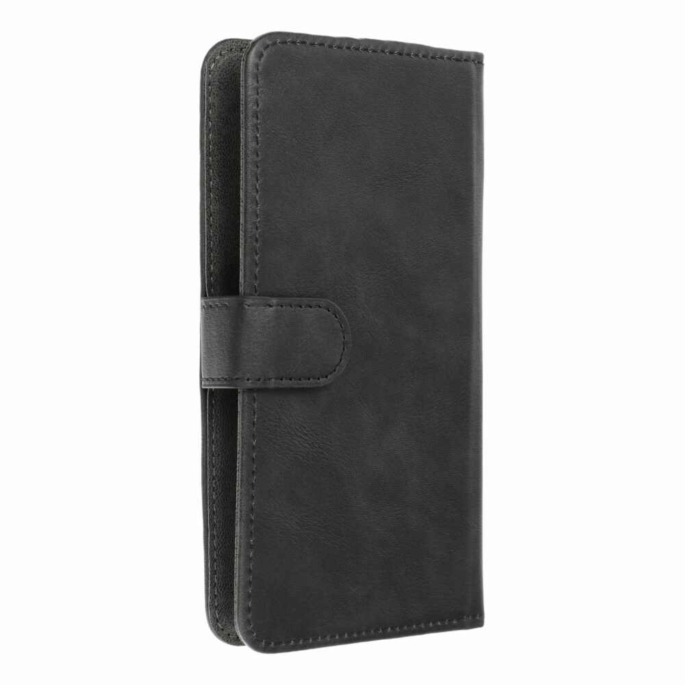 Universal book case COMMON size M for SAMSUNG S21 / NOTE / NOTE 2 / NOTE 3 / S10 / HUAWEI P30 Lite / P9 / P9 Lite / SONY XPERIA Z3 / Z4 / Z5 black