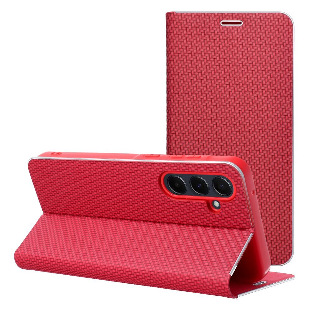 c4fda7a708b3b2d090a5b3694af201c4 LUNA Book Carbon for SAMSUNG S10 red