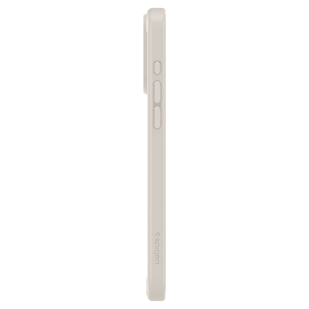 SPIGEN case ULTRA HYBRID MAG compatible with MagSafe for IPHONE 15 Pro frost natural titanium