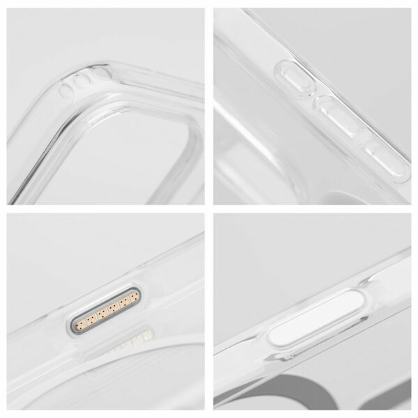 Clear Elite Mag Cover antiyellowing compatible with Camera Control button and MagSafe for IPHONE 16 transaprent