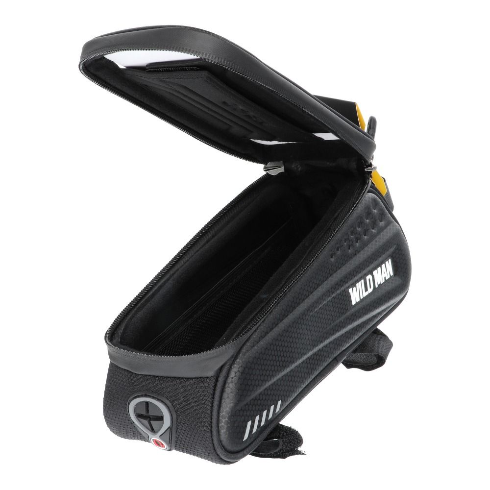 c5fab8b4956263b72d1811515d197ab6 WILDMAN traveling bag for bicycle frame with zipper ES3 1L ( 4"- 7" ) black