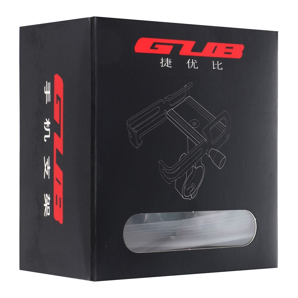 GUB bike holder for mobile phone P30 Aluminium red