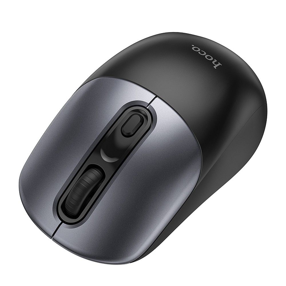 HOCO wireless computer mouse 2.4G GM28 black metal gray