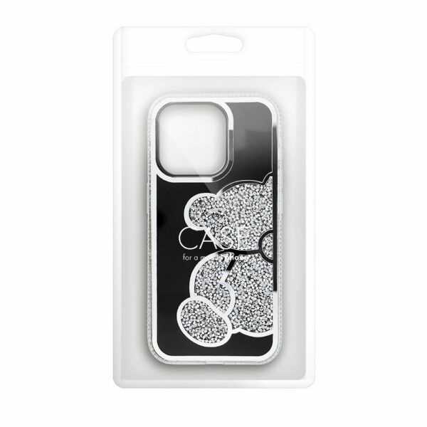 TEDDY BEAR Case for IPHONE 16 silver