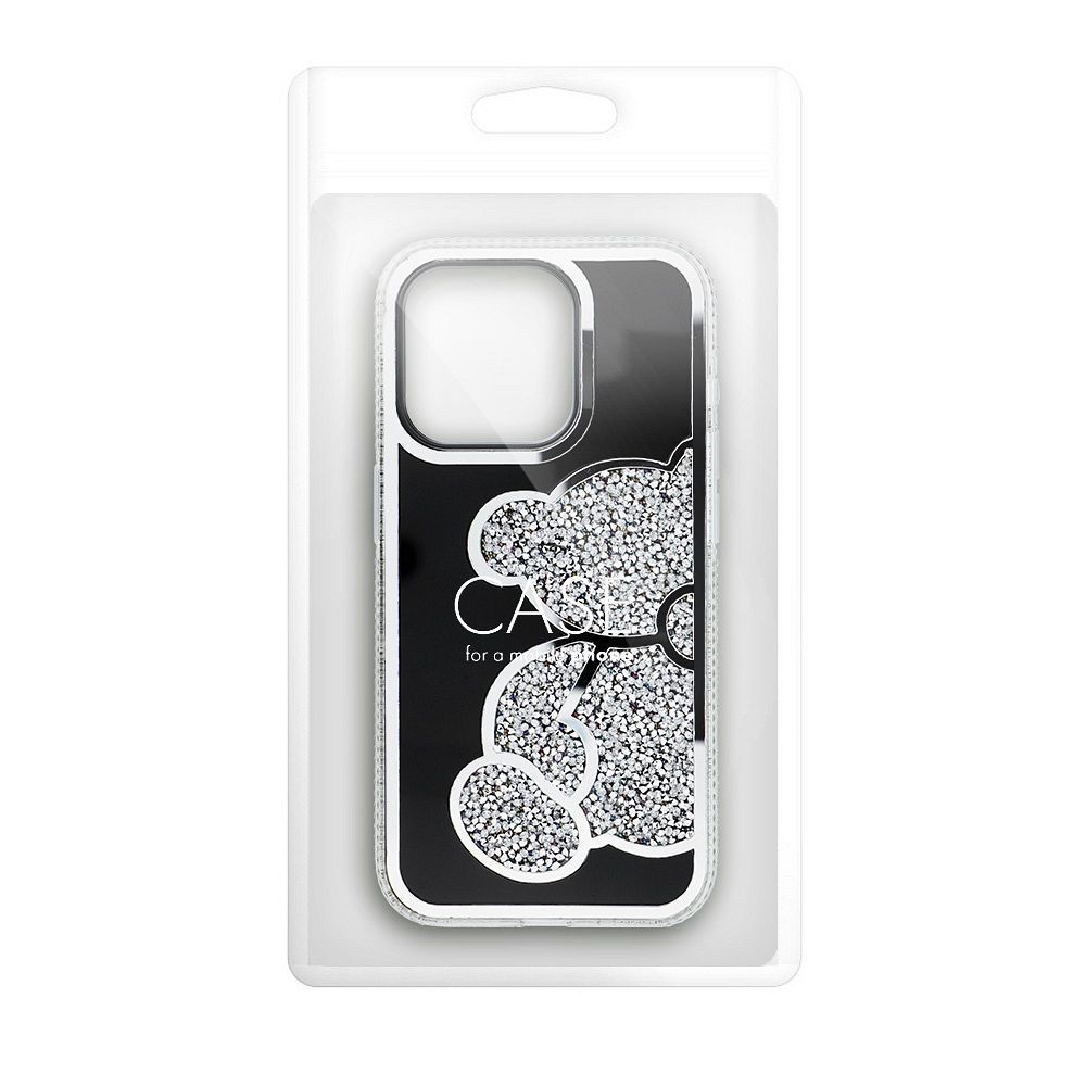 TEDDY BEAR Case for IPHONE 16 silver