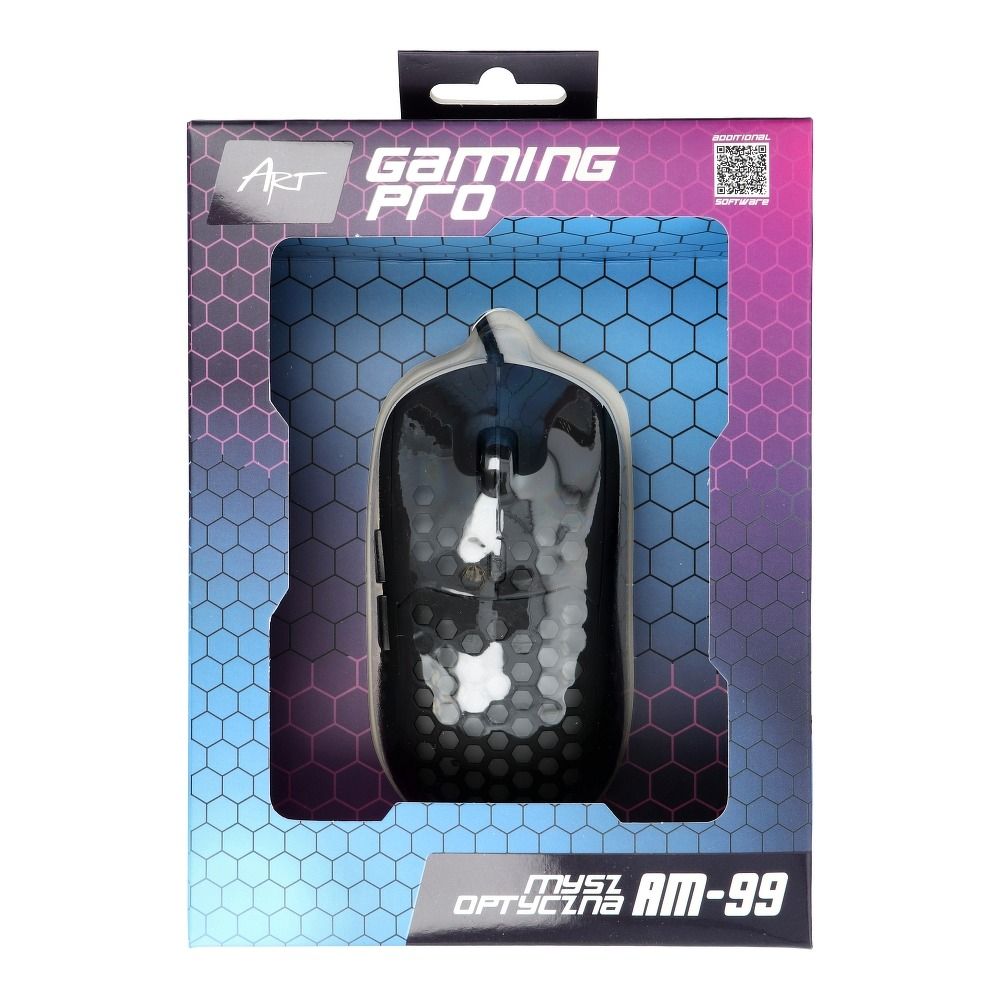 c649f3a2e873f350d704ee696359530a ART wire computer mouse USB A dpi with light AM-99 black