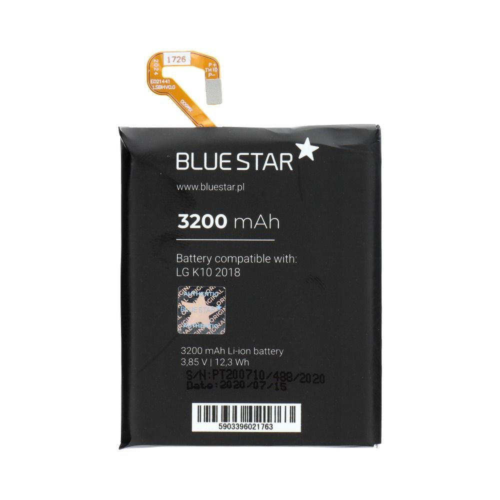 c655f4b91dd8c752eb5656922b9640f6 BLUE STAR PREMIUM battery for LG K10 (2018) 3200 mAh
