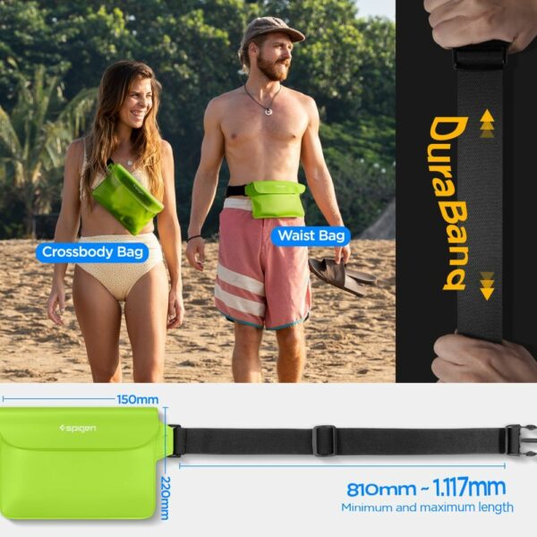 SPIGEN A620 Universal Waterproof Waist bag 2-pack cactus green