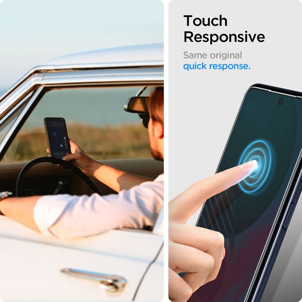 SPIGEN tempered glass GLAS.TR ”EZ FIT” 2-pack for SAMSUNG M54 5G transparent